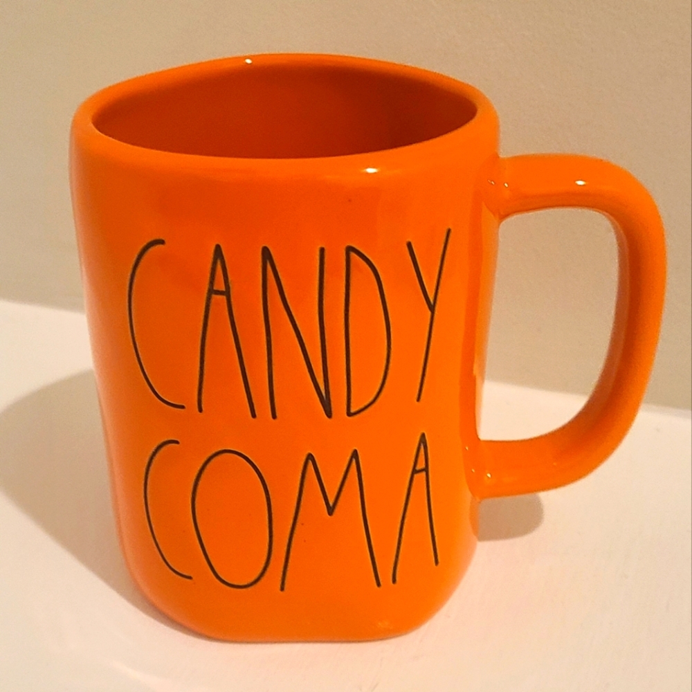 Rae Dunn Candy Coma Halloween Mug. Orang New.